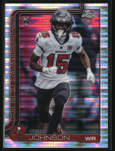 Tez Johnson 2025 Topps Chrome Pulsar Refractor #342