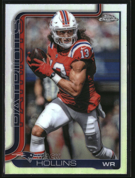 Mack Hollins 2025 Topps Chrome Refractor #206