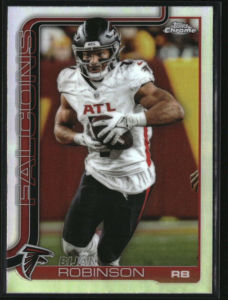 Bijan Robinson 2025 Topps Chrome Refractor #16