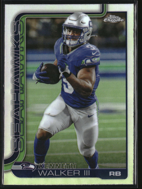 Kenneth Walker III 2025 Topps Chrome Refractor #276