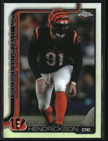Trey Hendrickson 2025 Topps Chrome Refractor #65