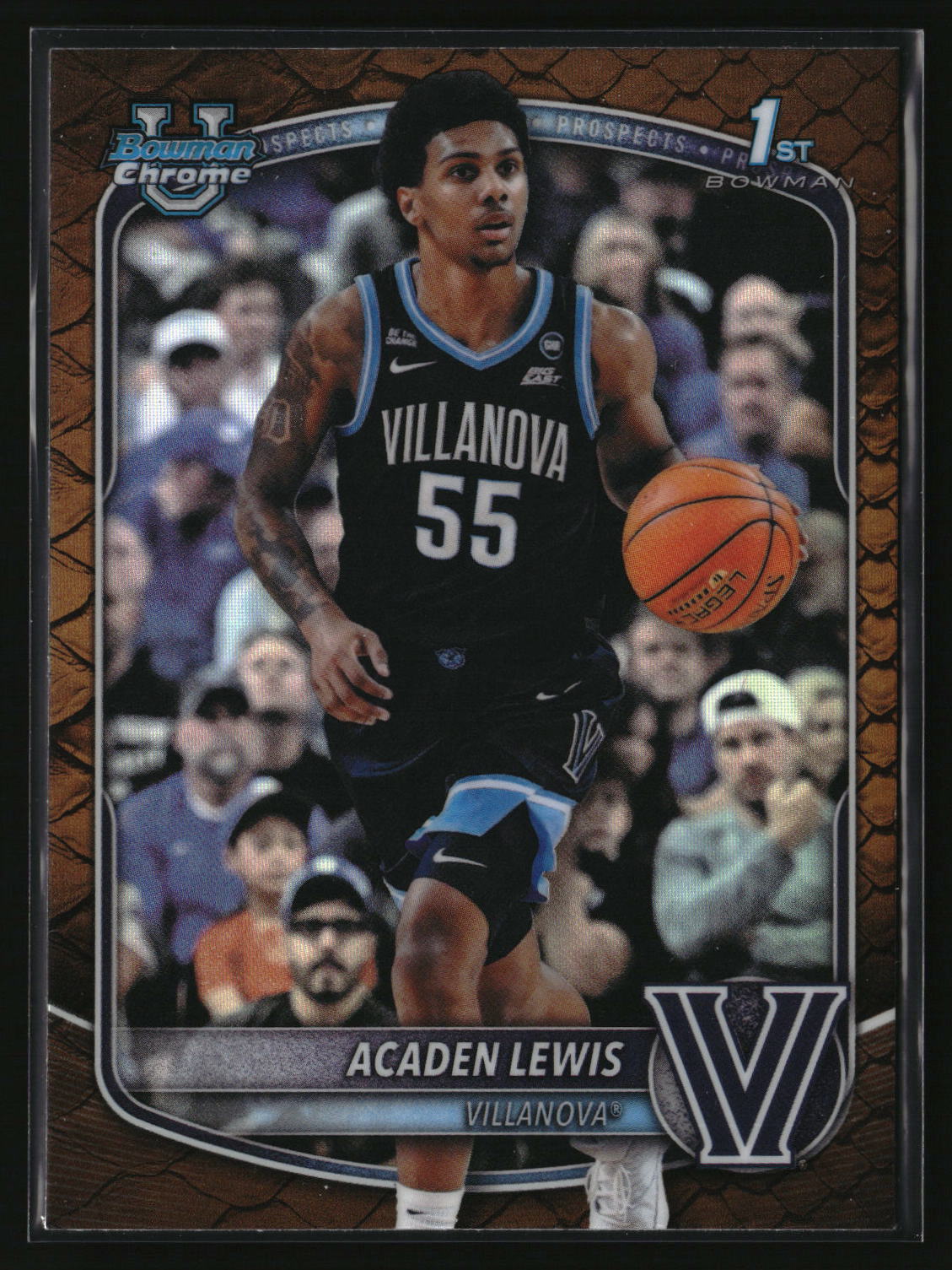 Acaden Lewis 2025-26 Bowman Chrome Prospects Reptilian Refractor #BCP-14