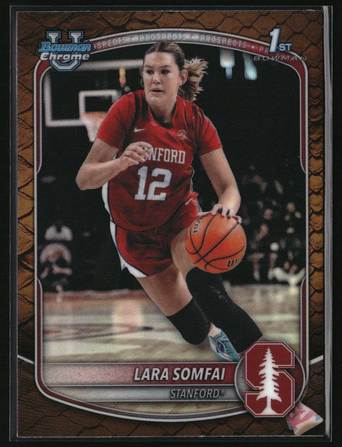 Lara Somfai 2025-26 Bowman Chrome Prospects Reptilian Refractor #BCP-44