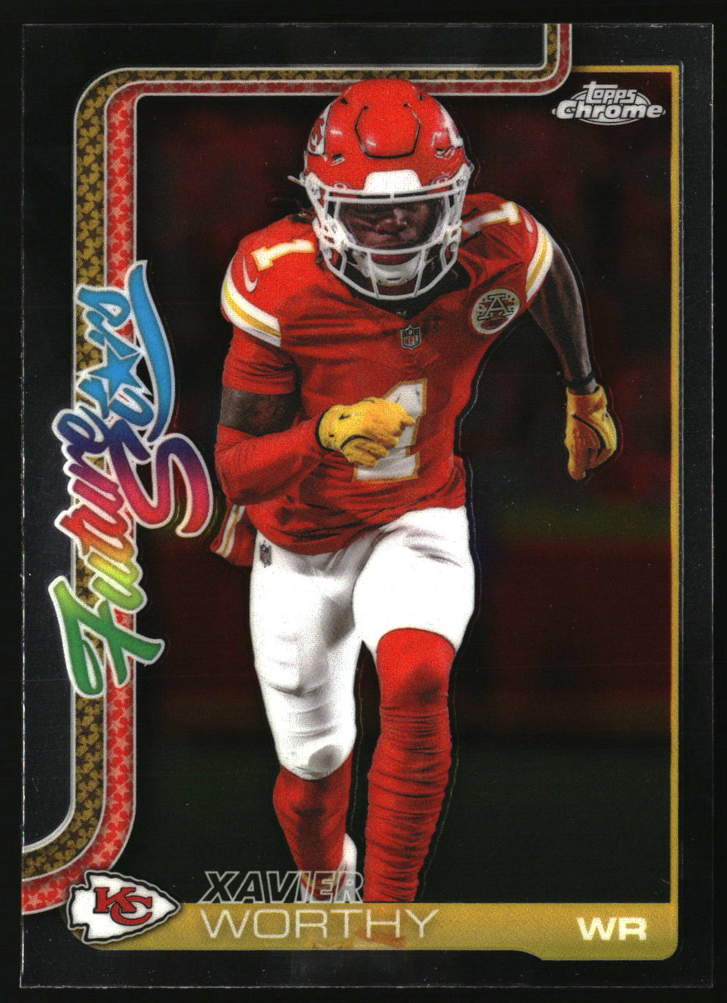 Xavier Worthy 2025 Topps Chrome Future Stars #FS-5