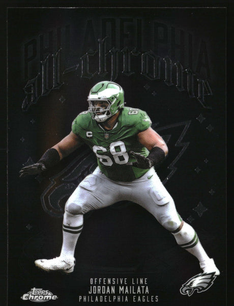 Jordan Mailata 2025 Topps Chrome All Chrome Team #ACT-12