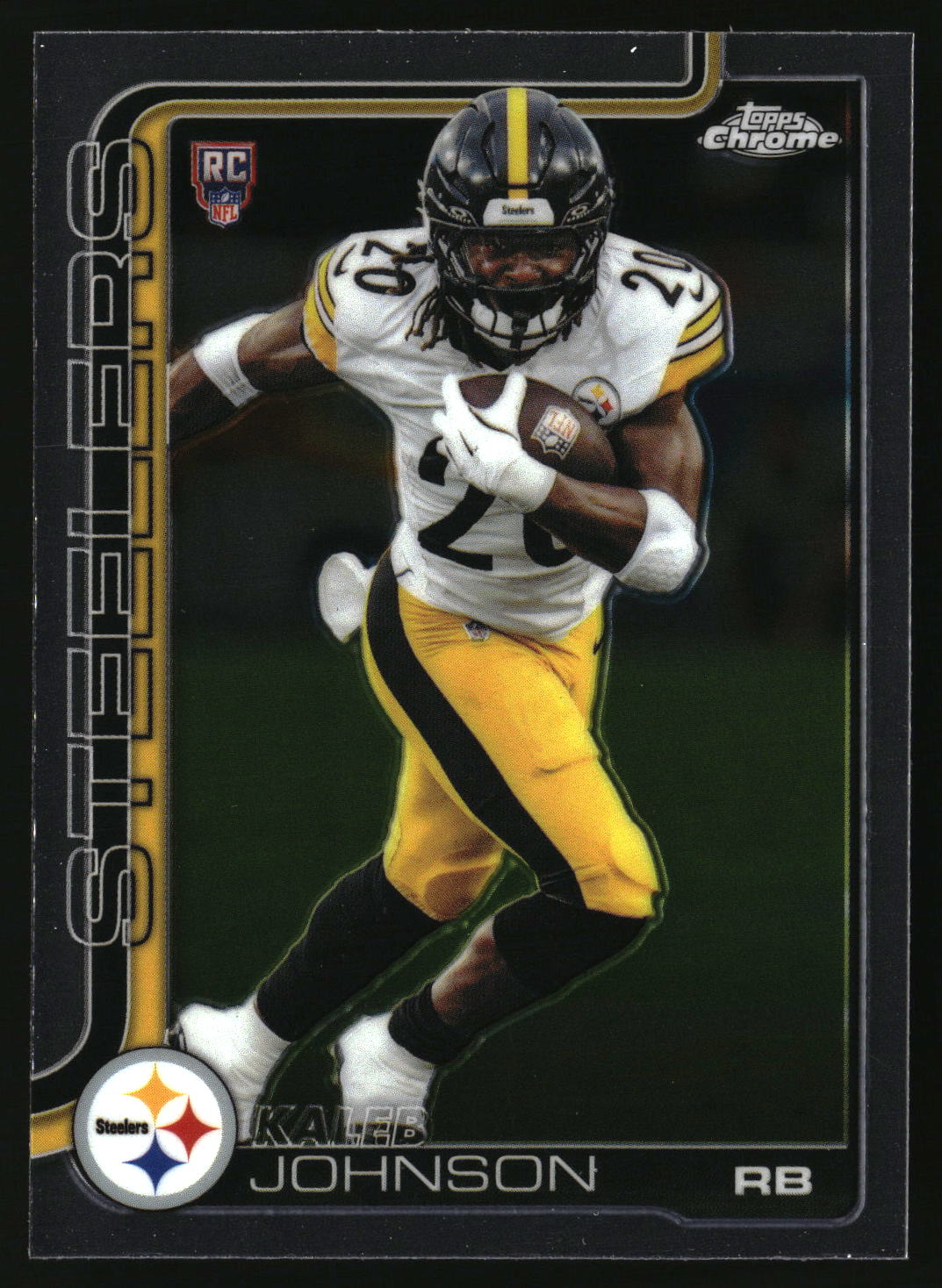 Kaleb Johnson 2025 Topps Chrome #323
