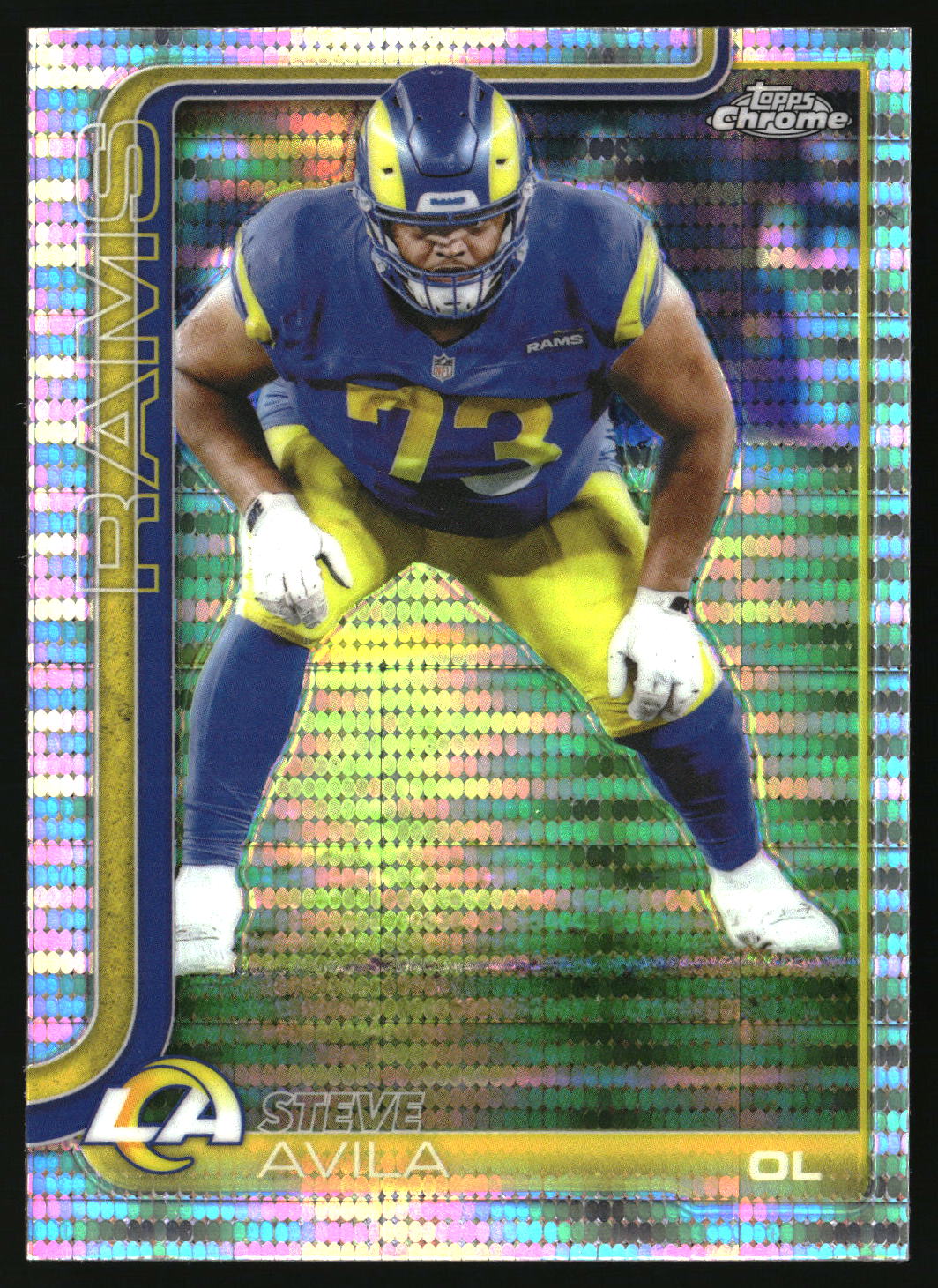 Steve Avila 2025 Topps Chrome Pulsar Refractor #170