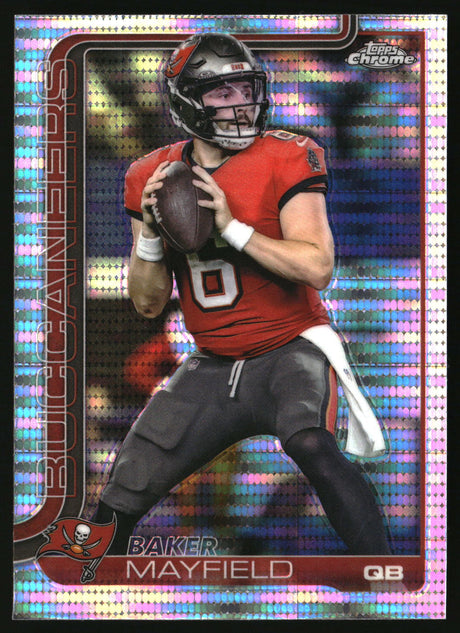 Baker Mayfield 2025 Topps Chrome Pulsar Refractor #281
