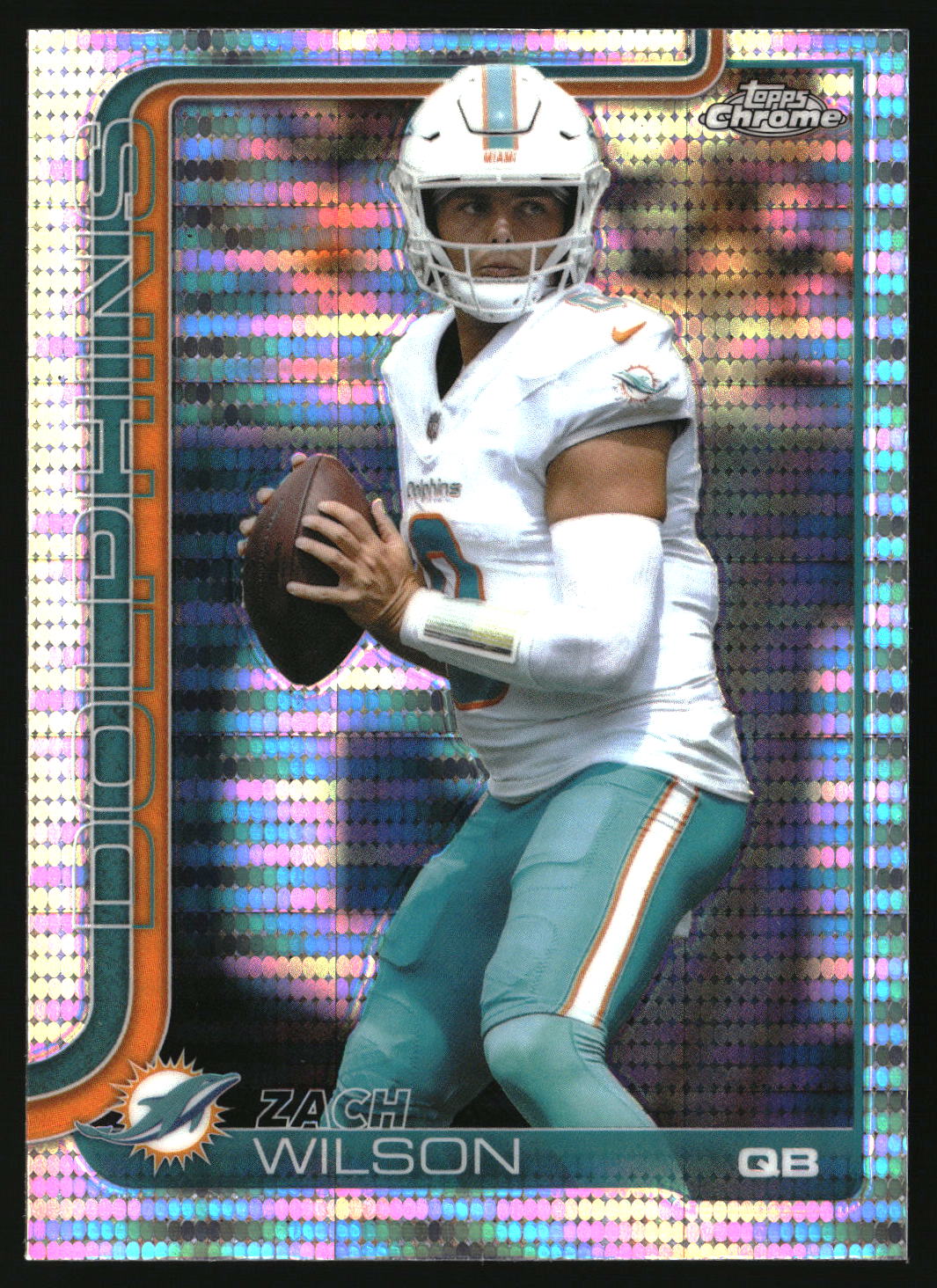 Zach Wilson 2025 Topps Chrome Pulsar Refractor #189