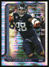 Jeffery Simmons 2025 Topps Chrome Pulsar Refractor #289