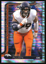 Zach Allen 2025 Topps Chrome Pulsar Refractor #95