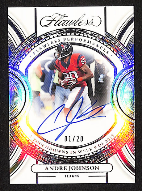 Andre Johnson 2023 Panini Flawless Performances /20 #FP-AJO