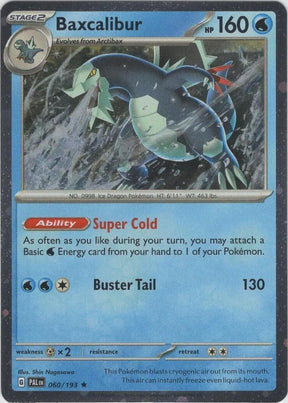 Baxcalibur - 060/193 (Cosmos Holo)