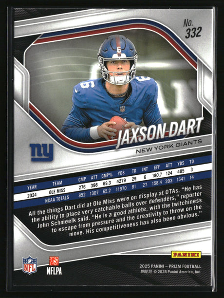 Jaxson Dart 2025 Panini Prizm #332