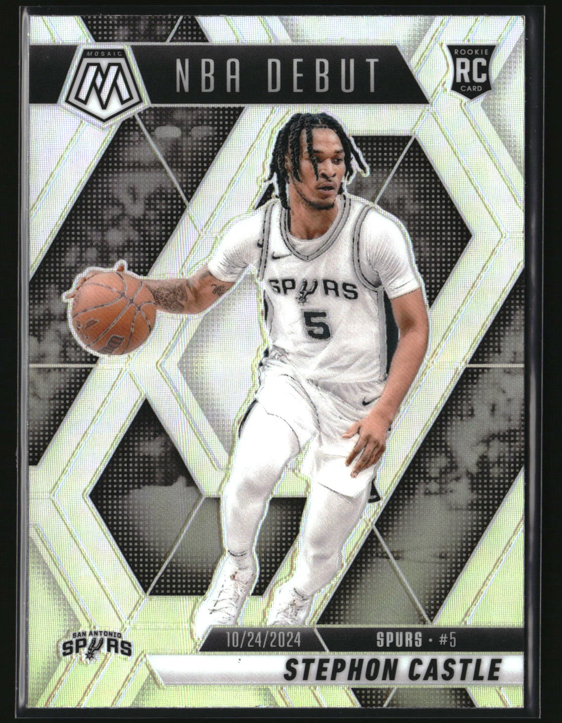 Stephon Castle 2024-25 Panini Mosaic Silver #267