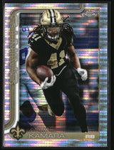 Alvin Kamara 2025 Topps Chrome Pulsar Refractor #215