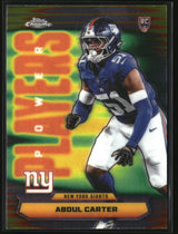 Abdul Carter 2025 Topps Chrome Power Players #PP-40
