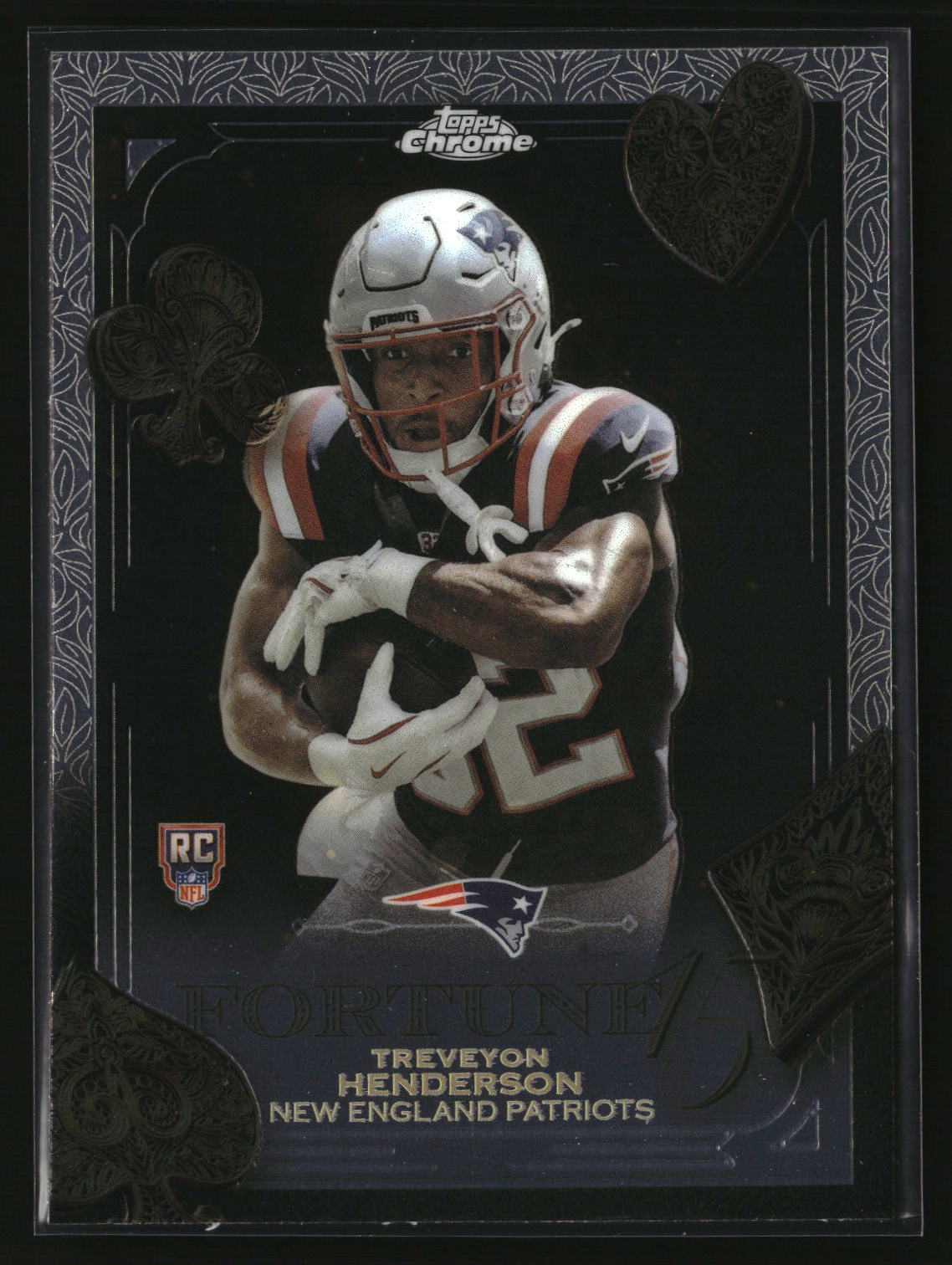 TreVeyon Henderson 2025 Topps Chrome Fortune 15 #F15-26