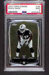Khalil Mack 2014 Topps Chrome #184 PSA 9