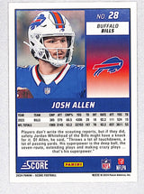 Josh Allen 2024 Score Red Zone #28 #/20
