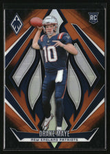 Drake Maye 2024 Panini Phoenix Orange Fade #179