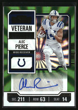 Alec Pierce 2023 Panini Contenders Veteran Ticket #CTA-API