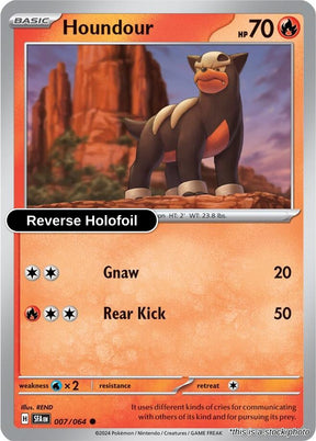 Houndour - 007/064 - [SFA - SV: Shrouded Fable] - Reverse Holofoil