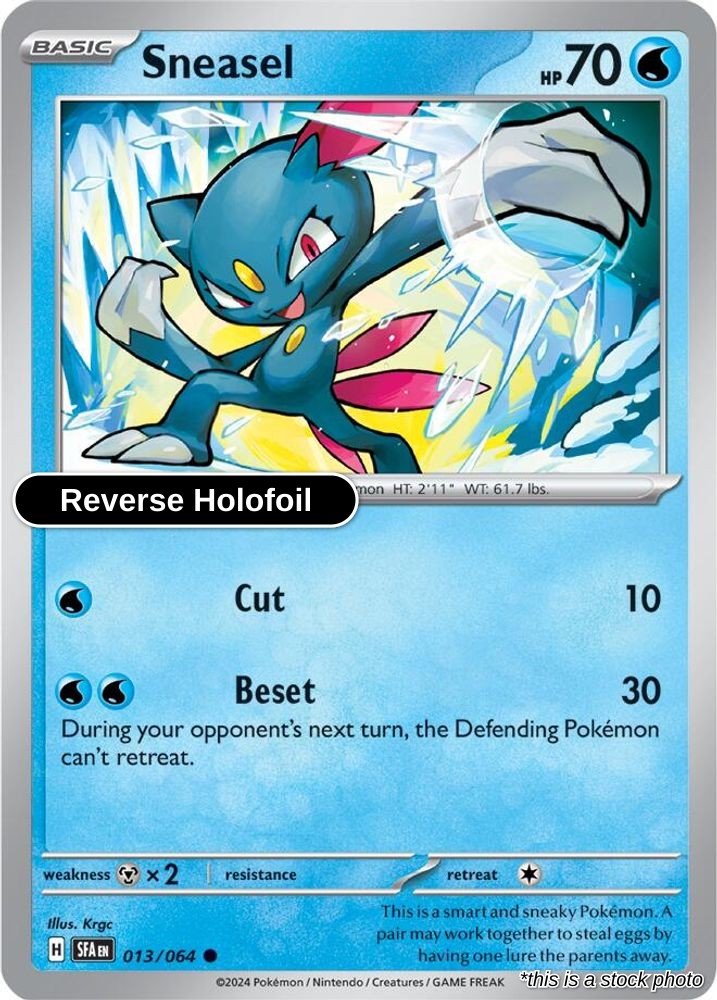 Sneasel - 013/064 - [SFA - SV: Shrouded Fable] - Reverse Holofoil