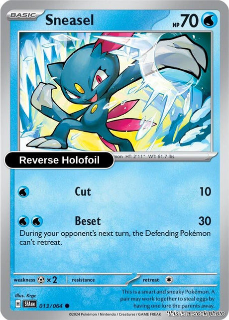Sneasel - 013/064 - [SFA - SV: Shrouded Fable] - Reverse Holofoil