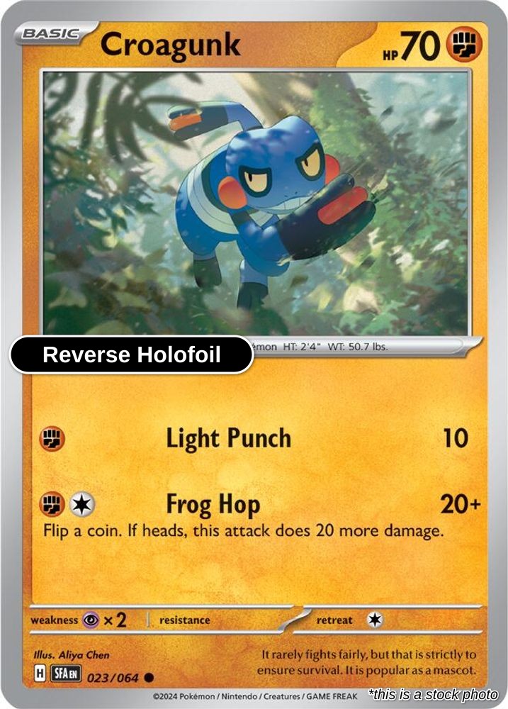 Croagunk - 023/064 - [SFA - SV: Shrouded Fable] - Reverse Holofoil