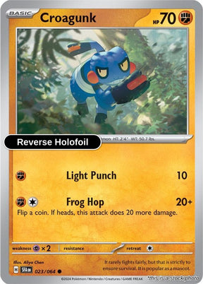 Croagunk - 023/064 - [SFA - SV: Shrouded Fable] - Reverse Holofoil