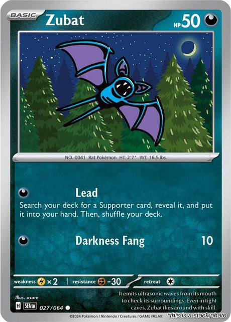Zubat - 027/064 - [SFA - SV: Shrouded Fable]