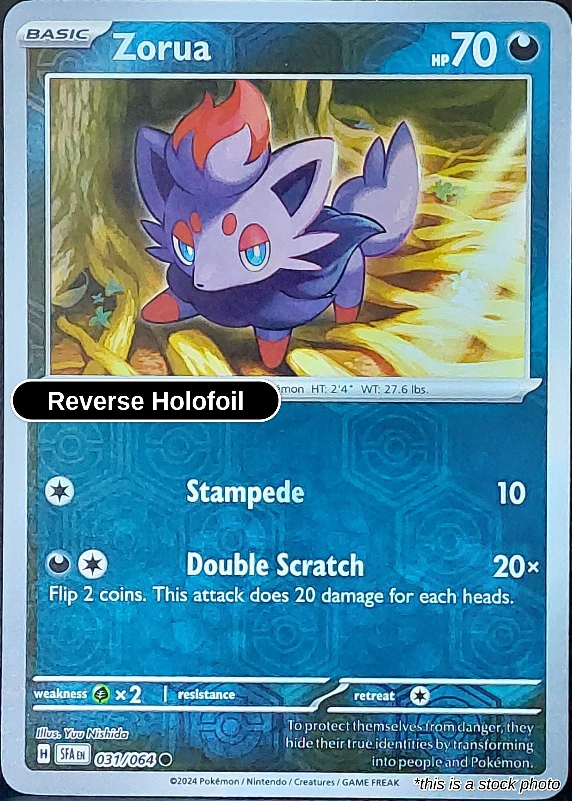 Zorua - 031/064 - [SFA - SV: Shrouded Fable] - Reverse Holofoil