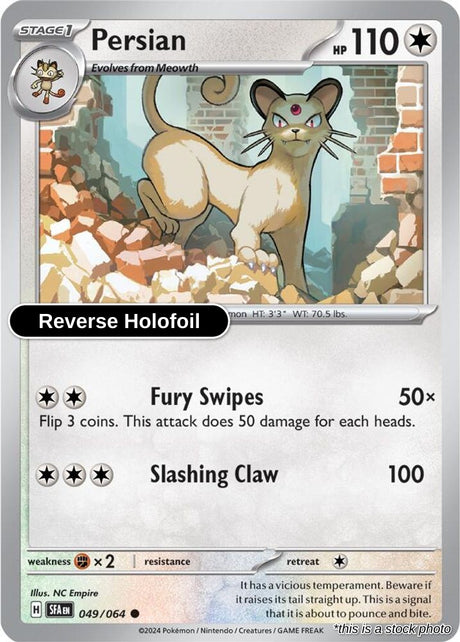 Persian - 049/064 - [SFA - SV: Shrouded Fable] - Reverse Holofoil