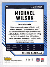 Michael Wilson 2024 Donruss Optic Donruss Threads Gold #DTB-MWN #/10