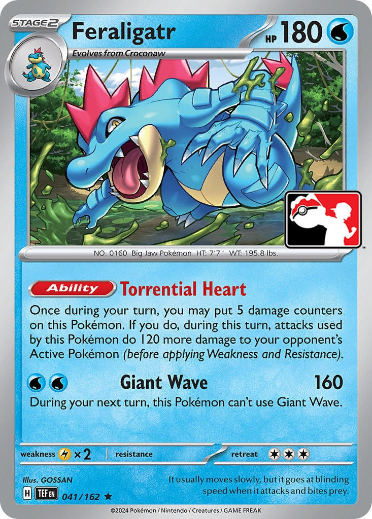 Image for Feraligatr (041/162) (Prize Pack Series Cards) - Pokemon
