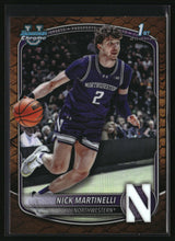 Nick Martinelli 2025-26 Bowman Chrome Prospects Reptilian Refractor #BCP-62