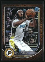 Myles Turner 2025-26 Bowman Chrome Reptilian Refractor #BCV-161