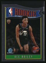 Ace Bailey 2025-26 Bowman Rookie Of The Year Favorites #RY-5