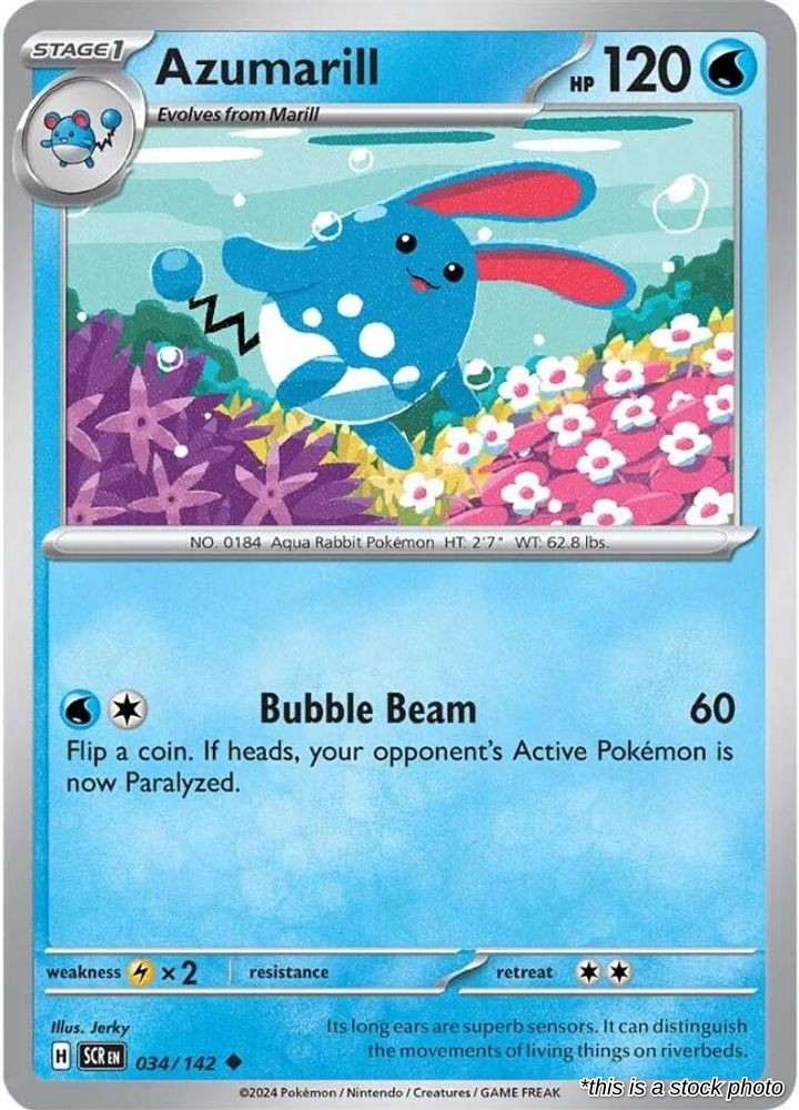 Azumarill - 034/142 - [SCR - SV07: Stellar Crown]