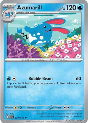 Azumarill - 034/142 - [SCR - SV07: Stellar Crown]