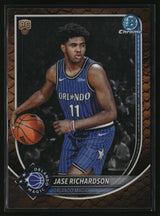 Jase Richardson 2025-26 Bowman Chrome Reptilian Refractor #BCV-25