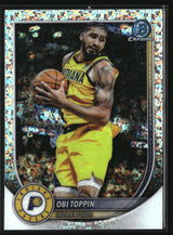 Obi Toppin 2025-26 Bowman Chrome Mini-Diamond Refractor #BCV-162