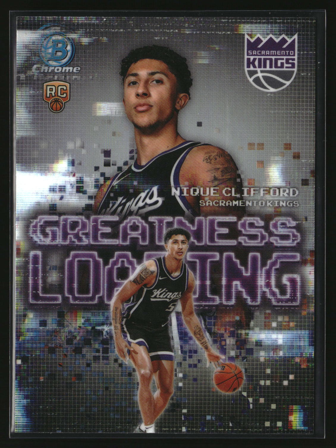 Nique Clifford 2025-26 Bowman Greatness Loading Refractor #GL-24