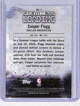 Cooper Flagg 2025-26 Bowman Greatness Loading Mini-Diamond Refractor #GL-1 #/150