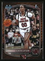 Ta'Niya Latson 2025-26 Bowman Chrome Prospects Reptilian Refractor #BCP-86