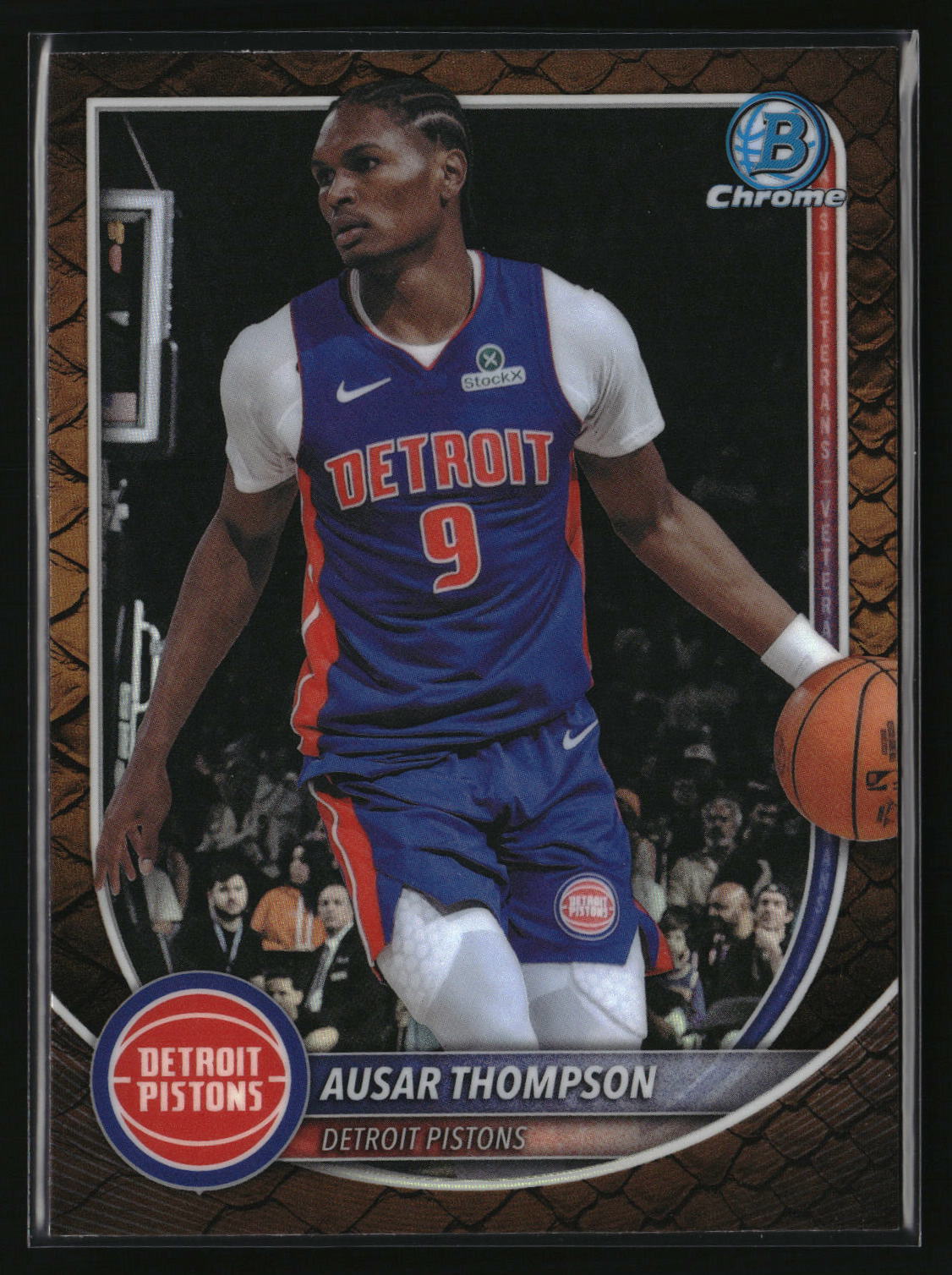 Ausar Thompson 2025-26 Bowman Chrome Reptilian Refractor #BCV-76