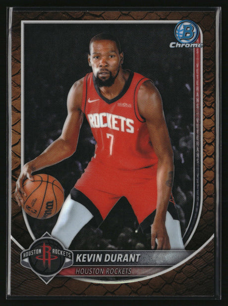 Kevin Durant 2025-26 Bowman Chrome Reptilian Refractor #BCV-125