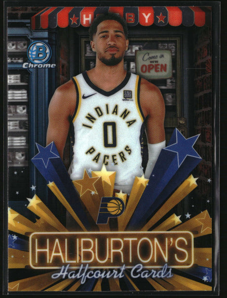 Tyrese Haliburton 2025-26 Bowman Hobby Stars #HS-6