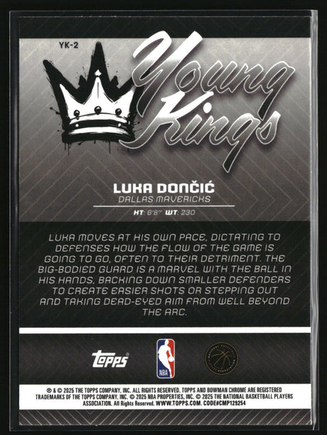 Luka Doncic 2025-26 Bowman Young Kings #YK-2